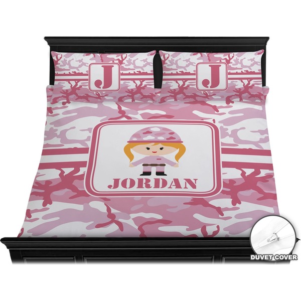 Pink Camo Bedding Set (King) - Duvet