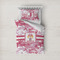 Pink Camo Duvet Cover Set - Twin (Personalized)