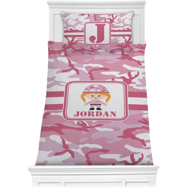 Pink Camo Bedding Set (Twin)