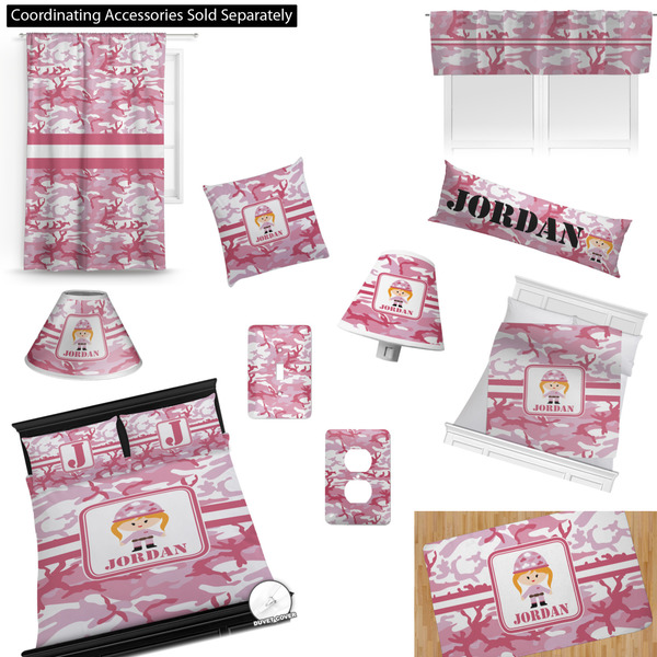 Pink Camo Bedroom Decor & Accessories2