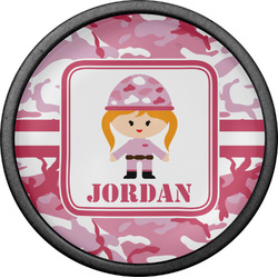 Pink Camo Cabinet Knob (Black) (Personalized)