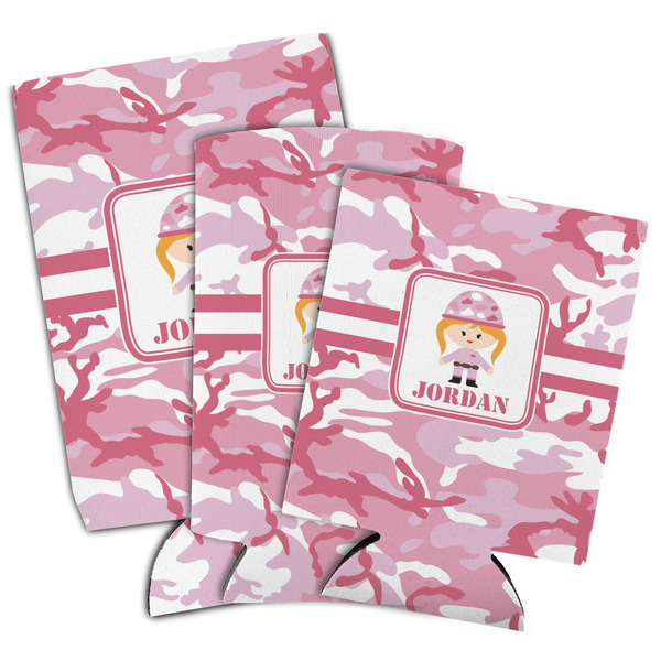 Pink Camo Can Coolers - PARENT/MAIN