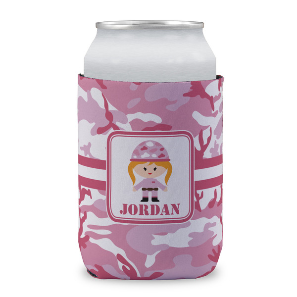 Pink Camo Can Sleeve