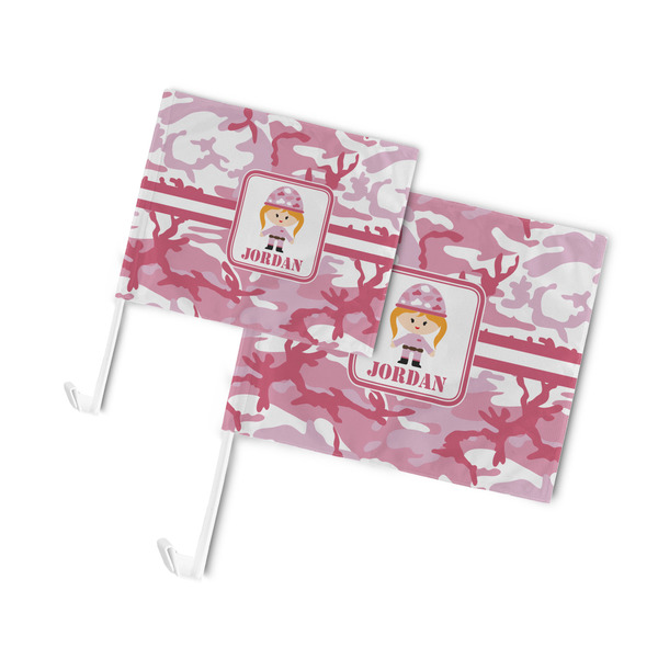 Pink Camo Car Flags - PARENT MAIN (both sizes)