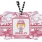 Pink Camo Rear View Mirror Ornament (Personalized)