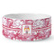 Pink Camo Ceramic Dog Bowl - Large (Personalized)