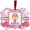 Pink Camo Christmas Ornament (Front View)
