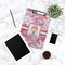 Pink Camo Clipboard - Lifestyle Photo