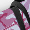 Pink Camo Closeup of Tote w/Black Handles