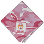 Pink Camo Cloth Dinner Napkin - Single w/ Name or Text