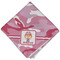 Pink Camo Cloth Napkins - Personalized Dinner (Folded Four Corners)