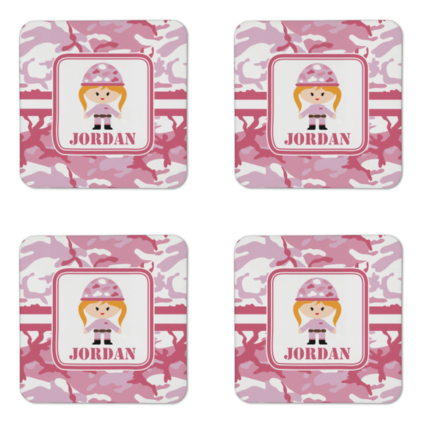 Pink Camo Coaster Set - APPROVAL