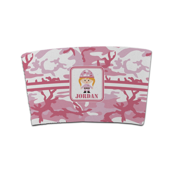 Custom Pink Camo Coffee Cup Sleeve (Personalized)