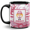 Pink Camo Coffee Mug - 11 oz - Full- Black