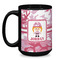 Pink Camo Coffee Mug - 15 oz - Black
