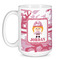 Pink Camo Coffee Mug - 15 oz - White