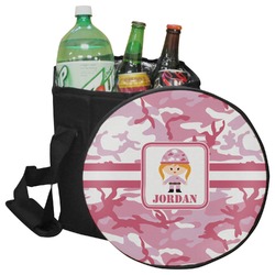Pink Camo Collapsible Cooler & Seat (Personalized)
