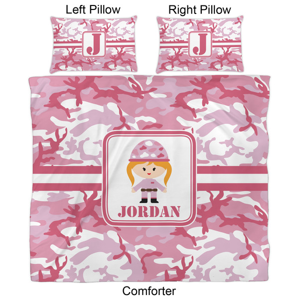 Pink Camo Comforter Set - King - Approval