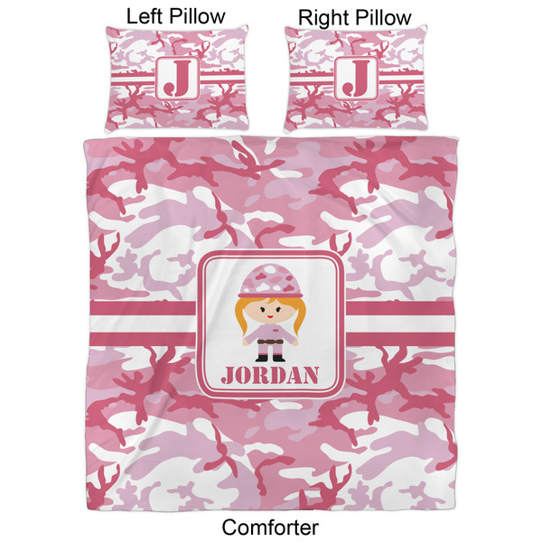 Pink Camo Comforter Set - Queen - Approval