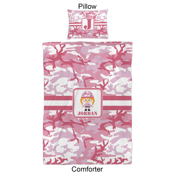 Pink Camo Comforter Set - Twin XL - Approval