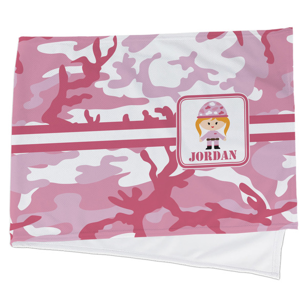 Custom Pink Camo Cooling Towel (Personalized)