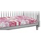 Pink Camo Crib 45 degree angle - Fitted Sheet