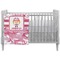 Pink Camo Crib Comforter / Quilt (Personalized)