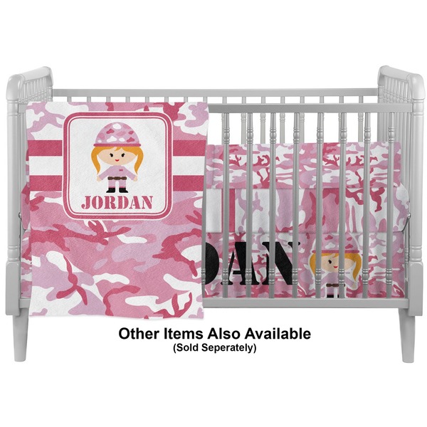 Pink Camo Crib - Profile Sold Seperately