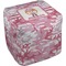 Pink Camo Cube Poof Ottoman (Top)