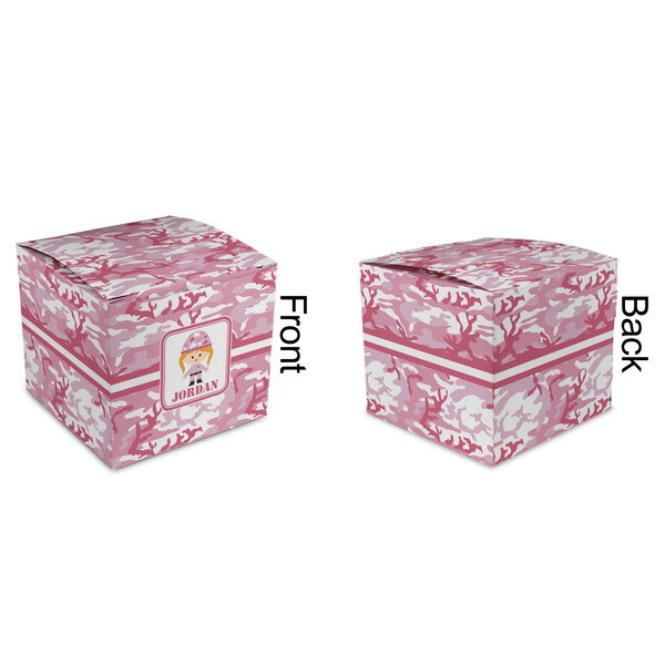 Pink Camo Cubic Gift Box - Approval