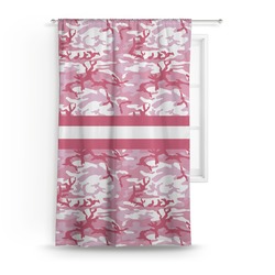 Pink Camo Curtain - 50"x84" Panel