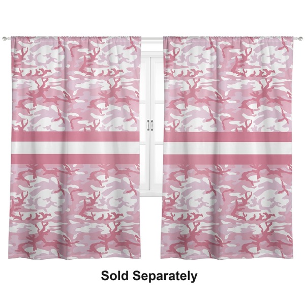 Pink Camo Curtains