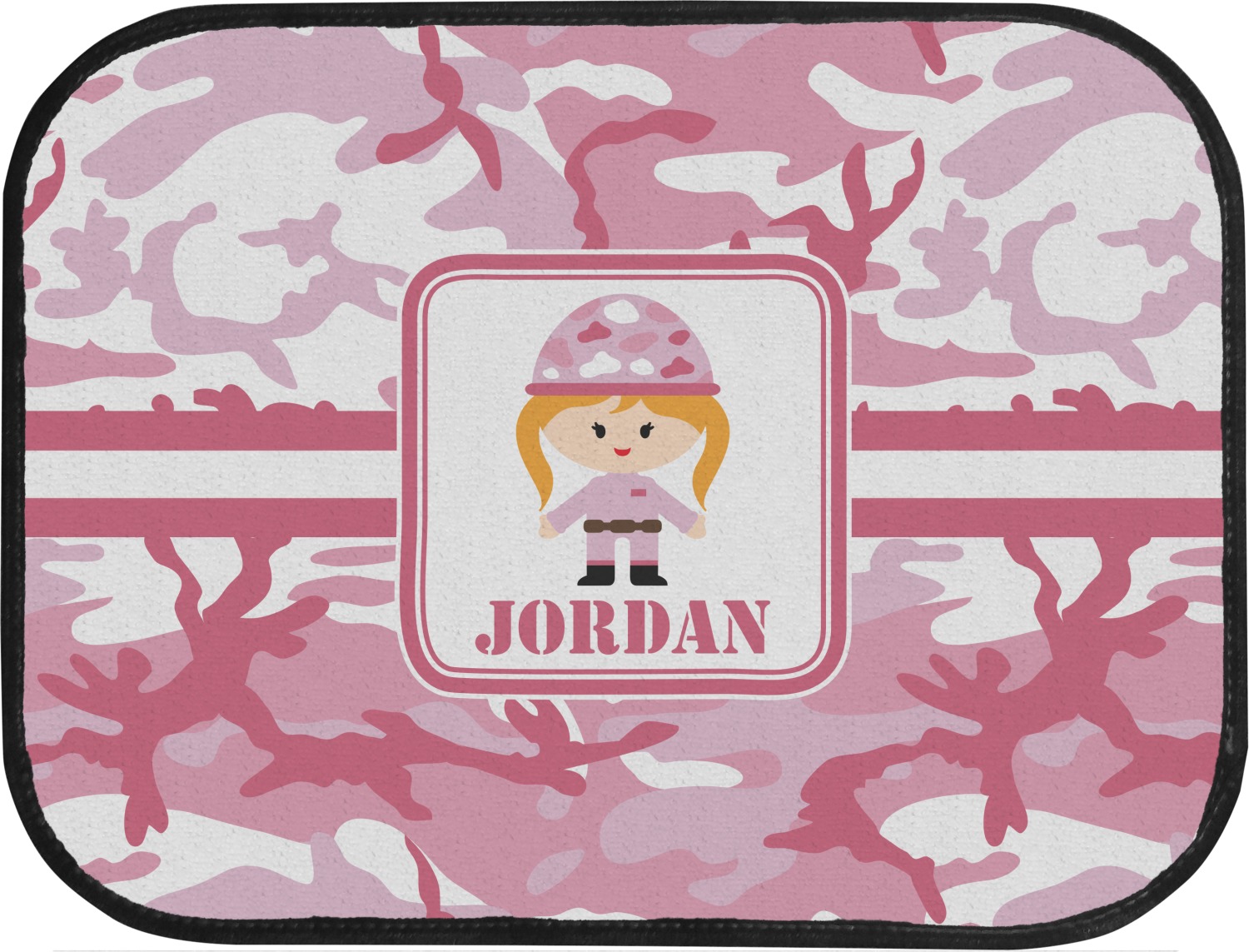 Pink Camo Car Floor Mats Back Seat Personalized Youcustomizeit
