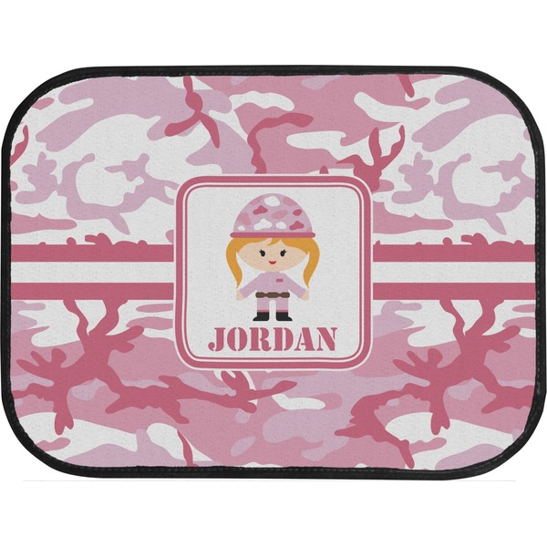 Pink Camo Custom Car Floor Mats (Back Seat)