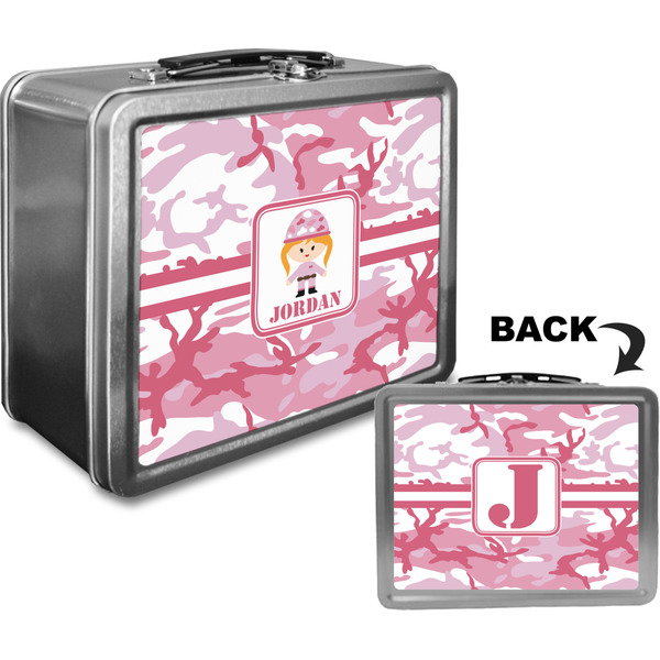 Pink Camo Custom Lunch Box / Tin Approval