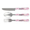 Pink Camo Cutlery Set - FRONT