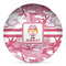 Pink Camo DecoPlate Oven and Microwave Safe Plate - Main