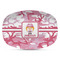 Pink Camo Plastic Platter - Microwave & Oven Safe Composite Polymer (Personalized)