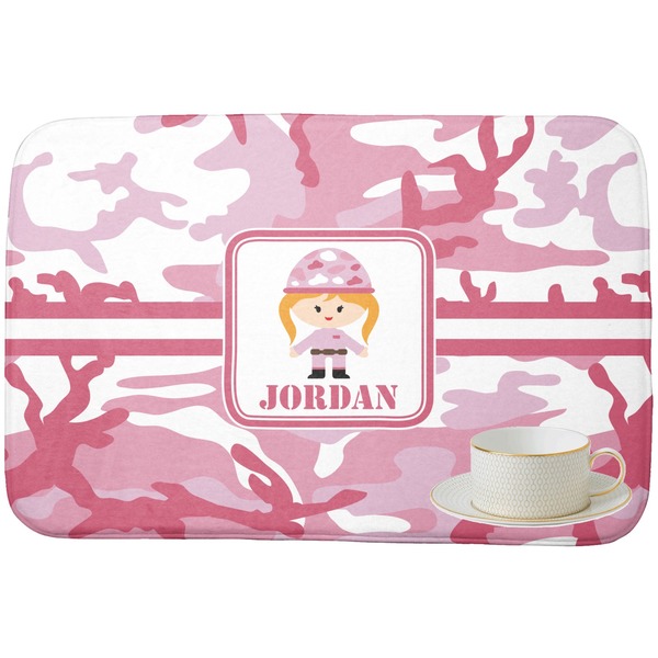 Pink Camo Dish Drying Mat