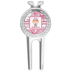 Pink Camo Golf Divot Tool & Ball Marker (Personalized)