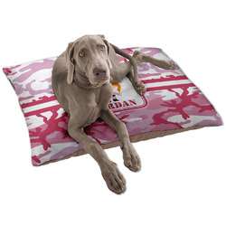 Pink Camo Dog Bed - Large w/ Name or Text