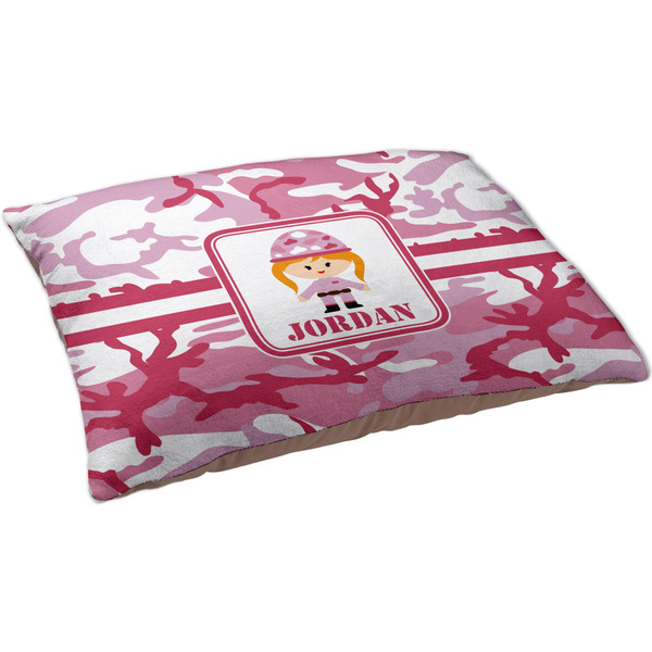 Pink Camo Dog Bed - Large
