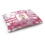 Pink Camo Dog Bed - Medium w/ Name or Text