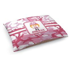 Pink Camo Dog Bed - Medium w/ Name or Text