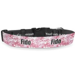 Pink Camo Deluxe Dog Collar - Double Extra Large (20.5" to 35") (Personalized)