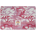 Pink Camo Dog Food Mat w/ Name or Text