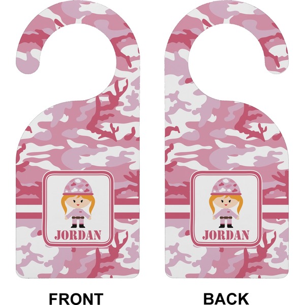 Pink Camo Door Hanger (Approval)