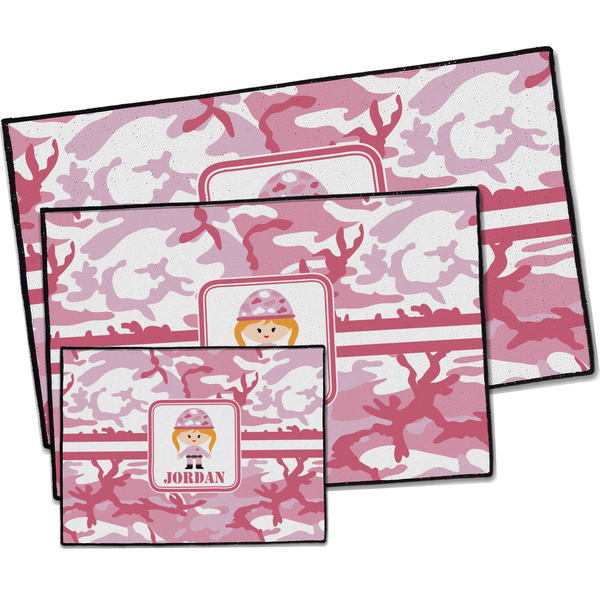 Pink Camo Door Mats - PARENT MAIN
