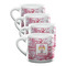 Pink Camo Double Shot Espresso Mugs - Set of 4 Front