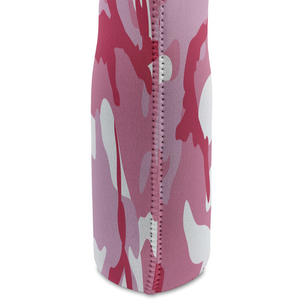 Pink Camo Double Wine Tote - DETAIL 2 (new)